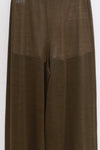 SWAYING 25 Spring/Summer Silk Wool Thin Straight Pants SW-SW25SS3B15C3-LV Green